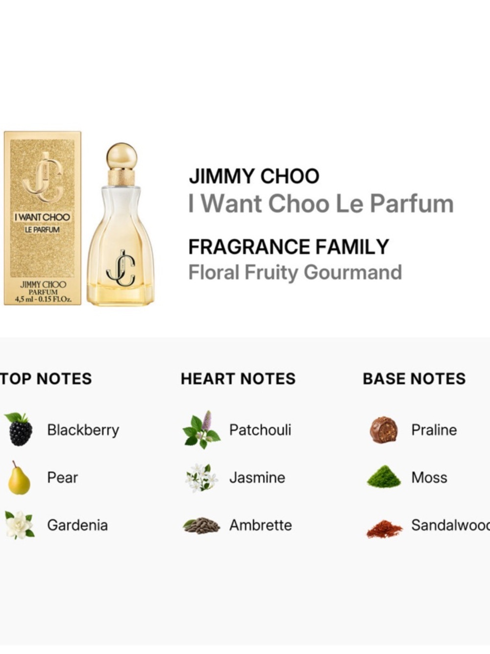 Jimmy Choo I Want Choo Le Parfum Mini 4.5ml BRAND NEW IN BOX - Picture 2 of 6
